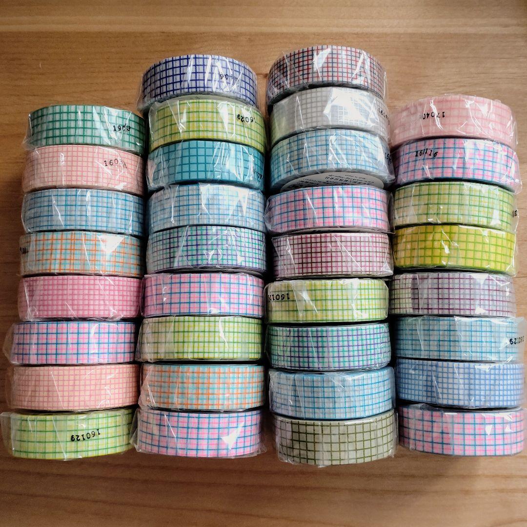 904.新品　mt　廃盤マスキングテープ　方眼34個②