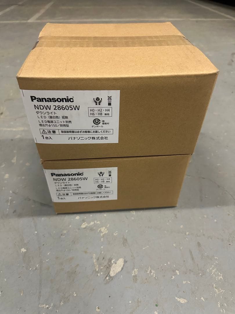 Panasonic NDW28605W ダウンライト 2個入り