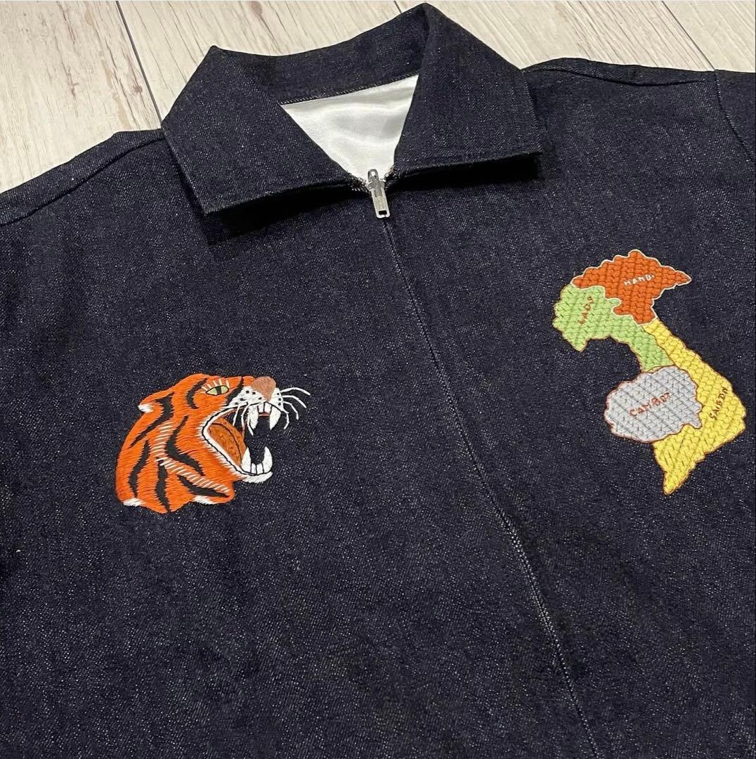 TWO FACE FUKUOKA 限定 インディゴデニムベトジャン XL