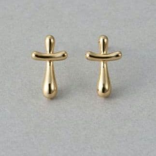 【美品】ete　エテ　レイヤード クロス ピアス ギャランティ付 K18