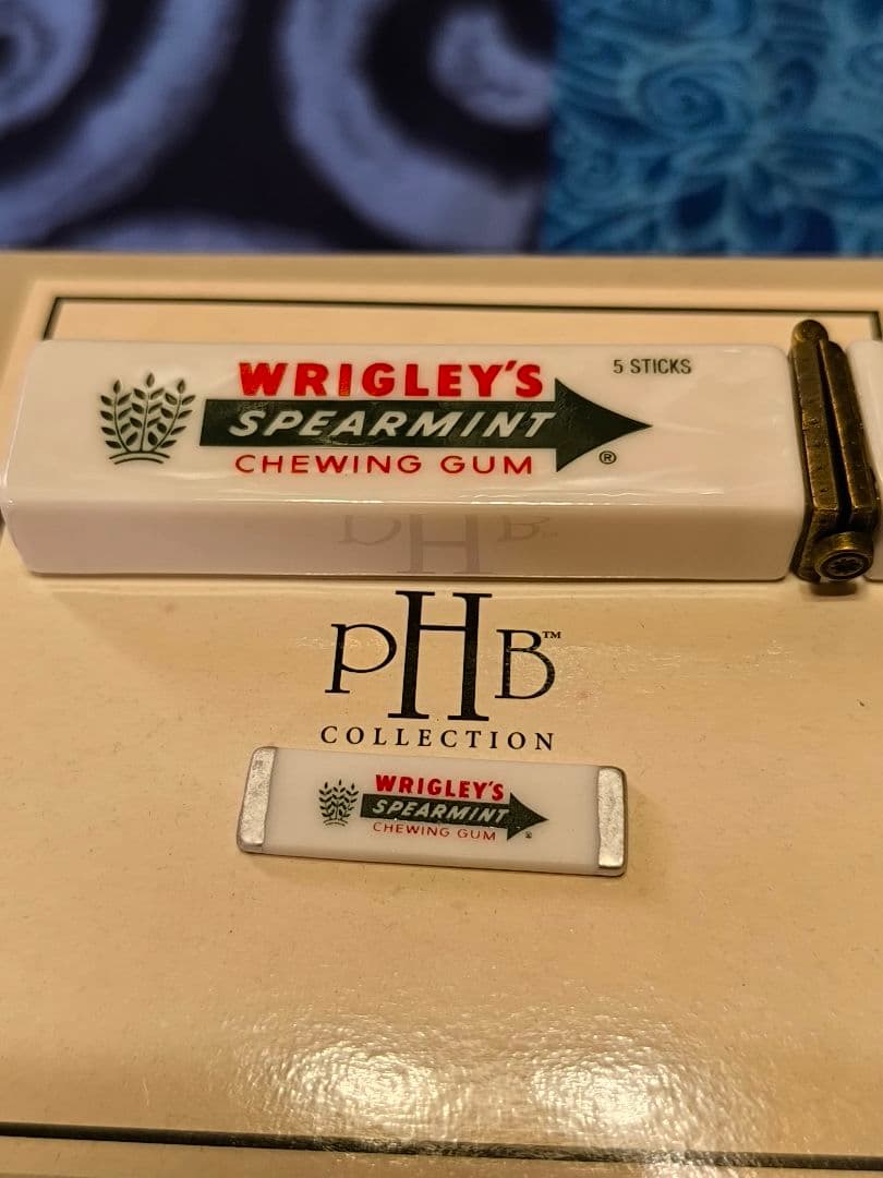 Wrigley's Spearmint Chewing Gum ヒンジボックス