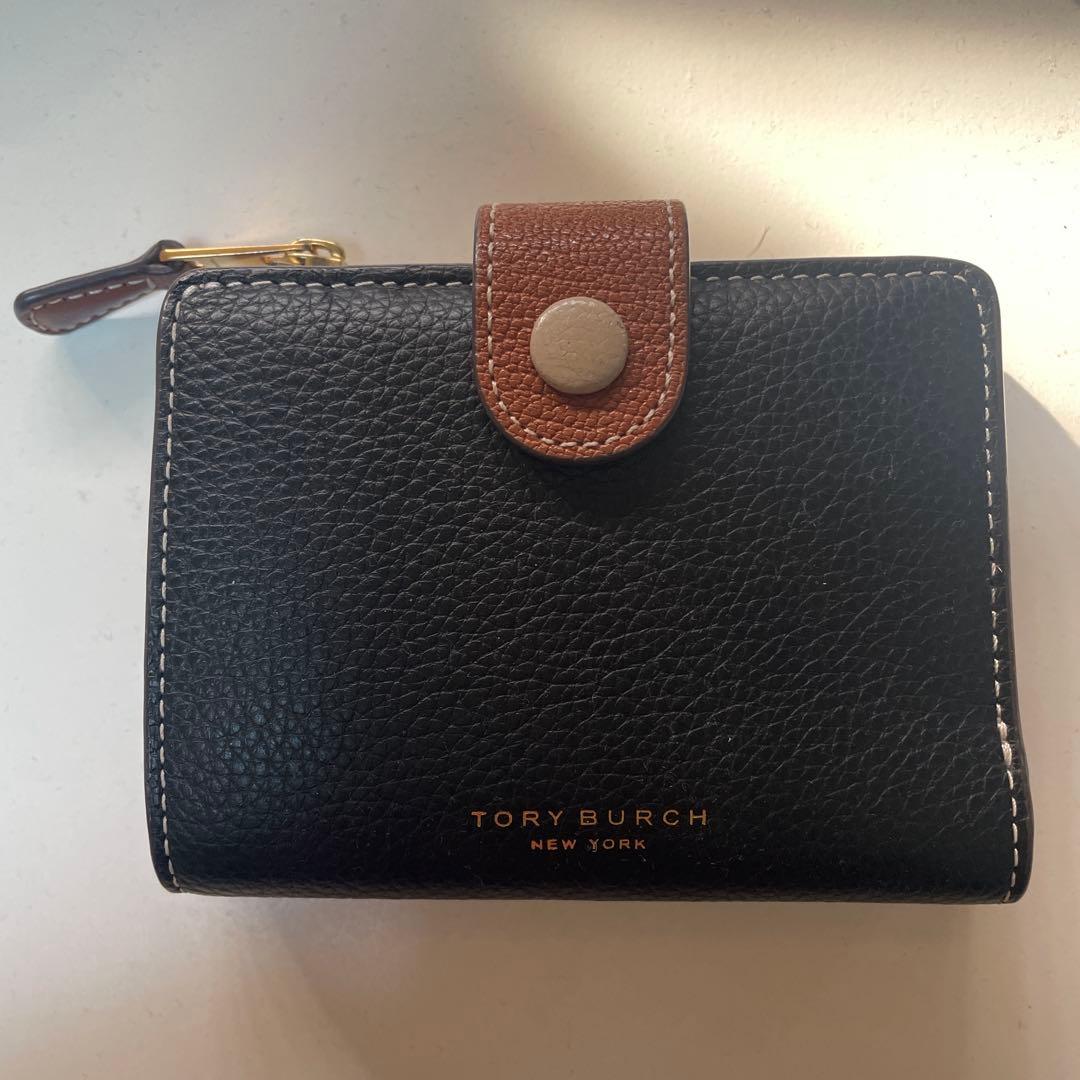 TORY BURCH 二つ折り財布 ブラック