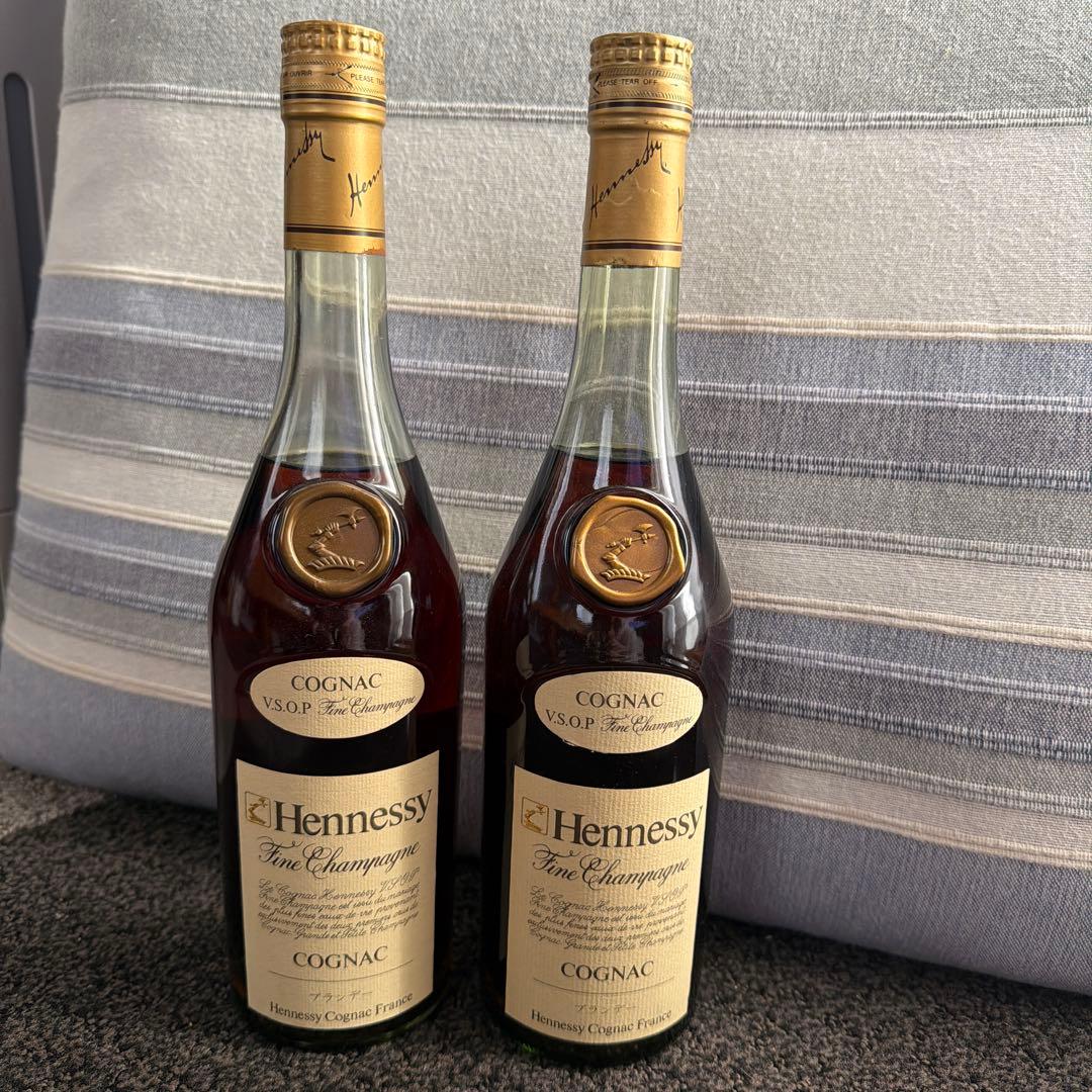 ヘネシー　Hennessy VSOP 2本セット　未開封　ラベル綺麗　箱無し