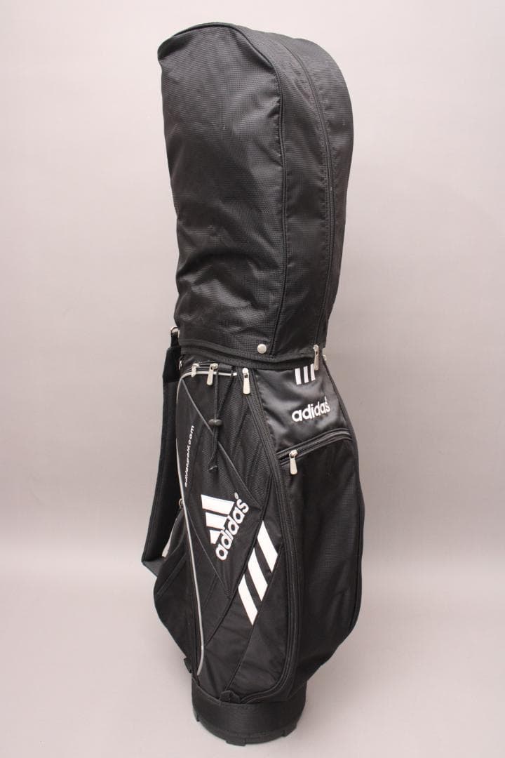 美品 アディダス キャディバッグ《8.5型》カート 5分割 軽量 ブラック