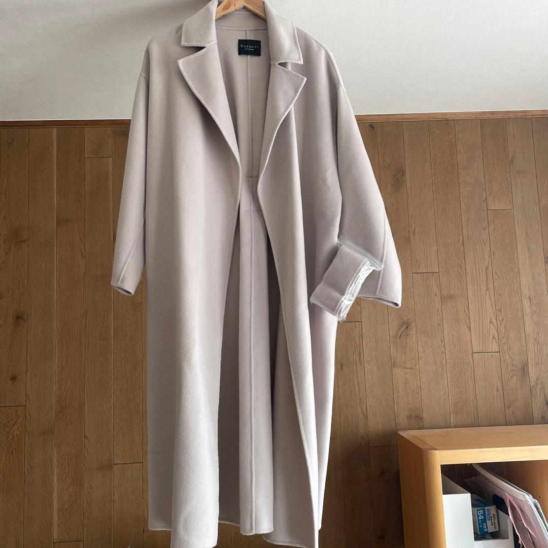 VERMEIL par ienaリバーラップコート　super160s