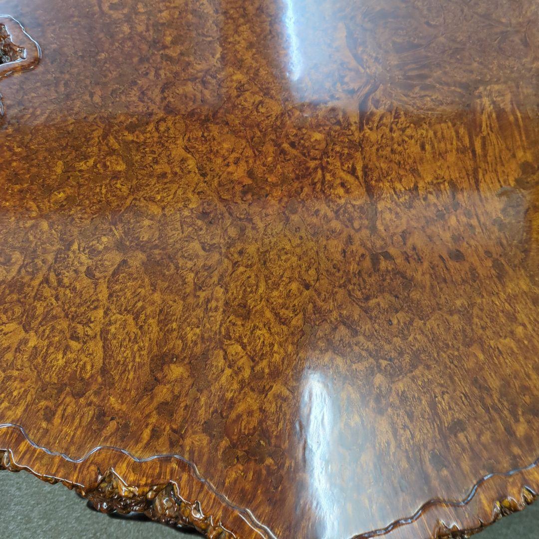 【Cartier LOVE様】未使用 送料込み かえで 無垢こぶ座卓ローテーブル