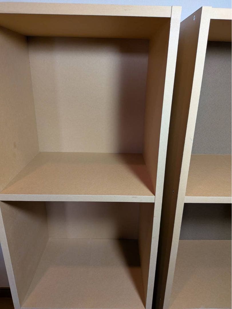 ■送料込■無印 MUJI パルプボードボックス 3段 棚 シェル廃盤カラーBOX