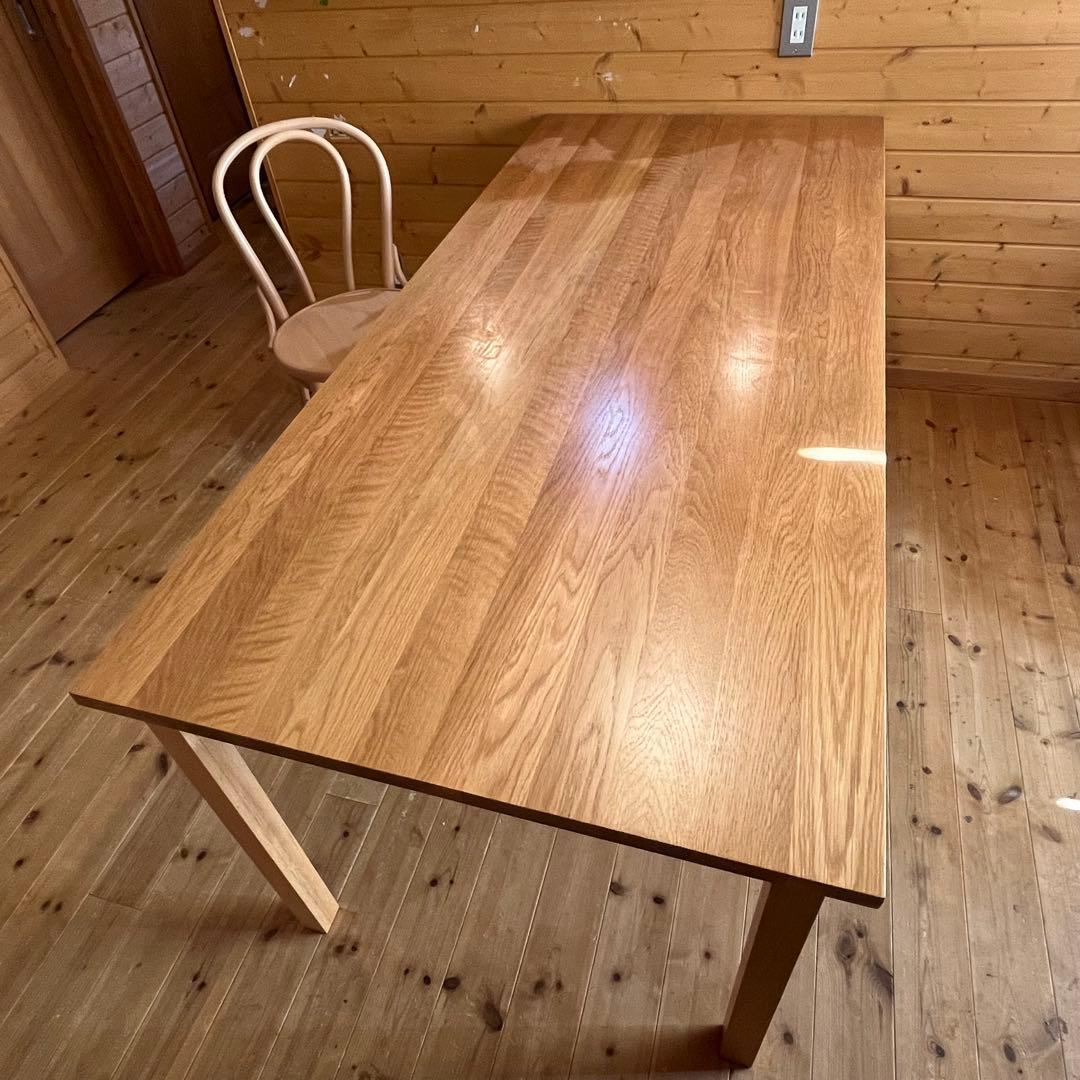Roma　無印良品　ナチュラルオーク材 ダイニングテーブル 180cm