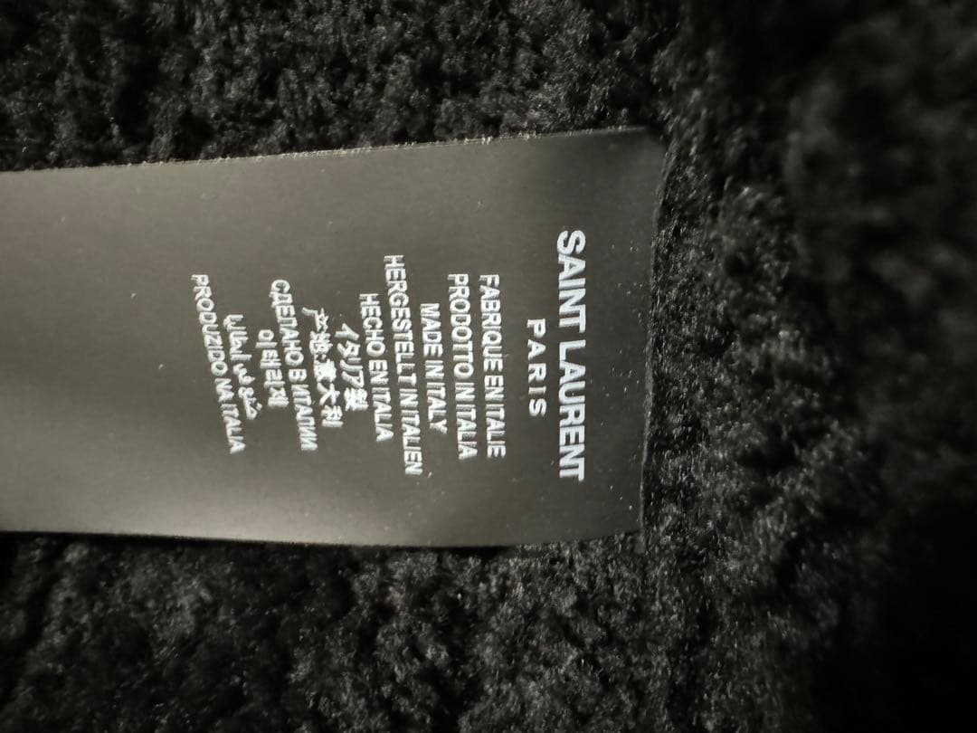 【極美品】SAINT LAURENT シープスキンジャケット 黒