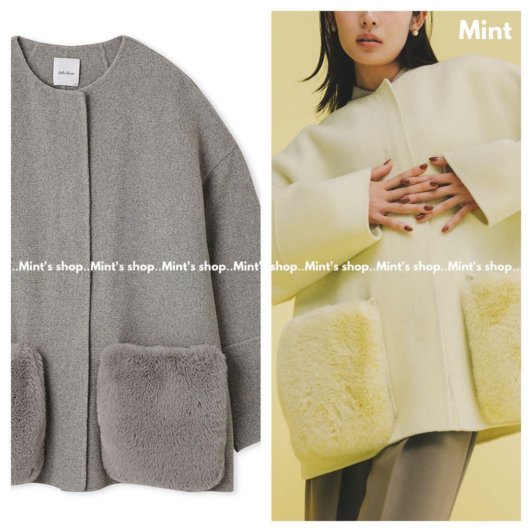 ⭐️2/1最終⭐️新品 ミラオーウェン 今期2wayファーポケットリバーコート 春先