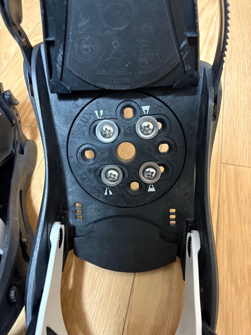 FLUX PR スノーボードビンディング ホワイト/ブラック　MLサイズ