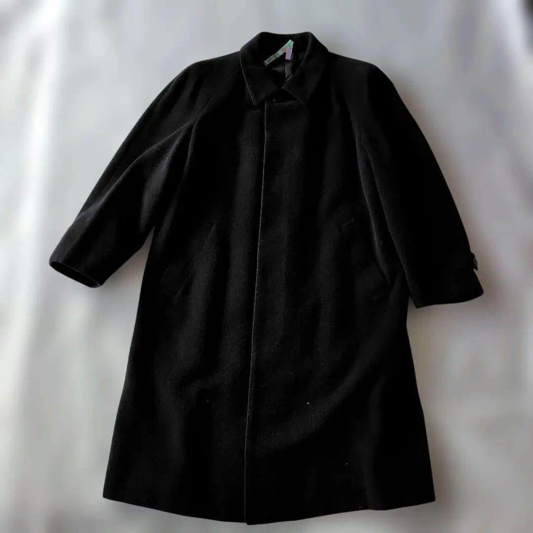 【k】　YUES SAINT LAURENT　ステンカラーコート濃紺　A5