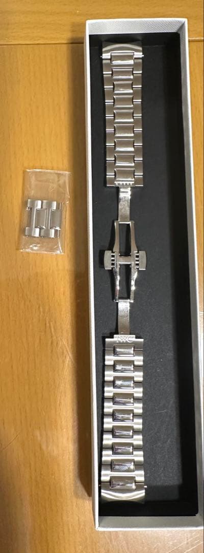 美品【IWC ポルトギーゼ クロノグラフ】純正　メタルブレス　ステンレスベルト