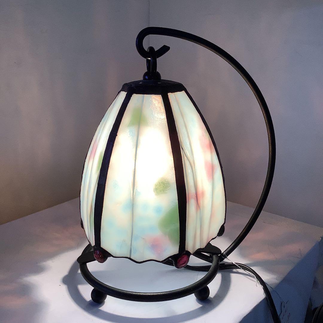 ステンドグラス卓上ペンダントランプ(421)みみ