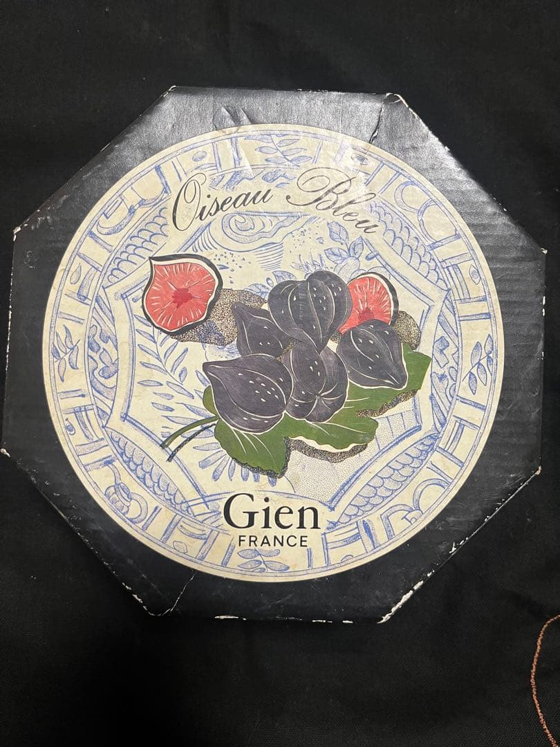 ジアン　Gien オワゾブルー　フルーツ　6枚セット　オリジナル箱　ケーキ皿