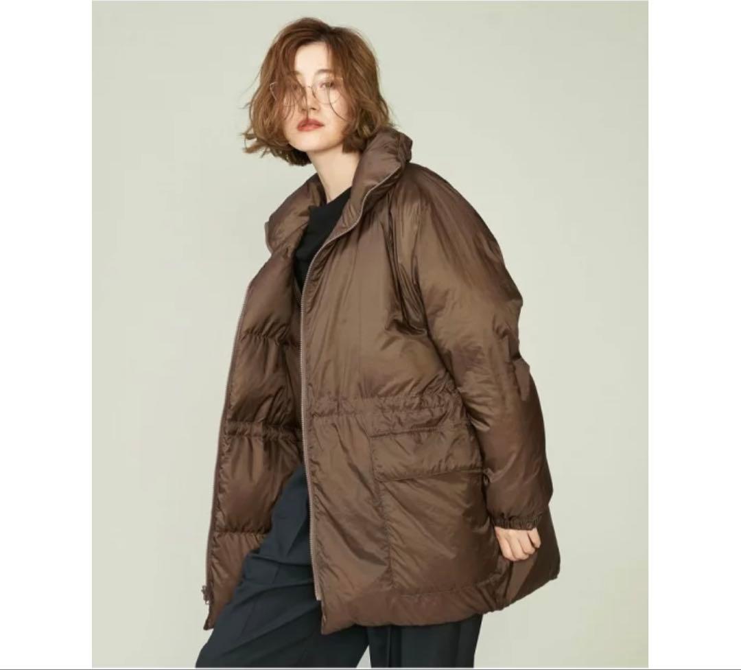 conteコンテ　リバーシブルダウンジャケット　ブラウン