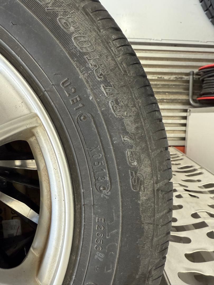 DUNLOP SP-10 145/80R13タイヤホイールセット