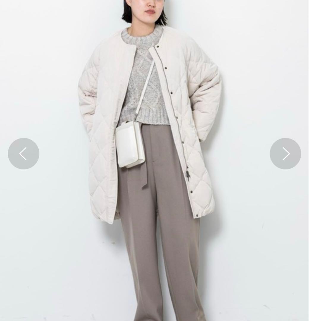 アクータ　アーバンリサーチ　ロングコクーンキルティングダウンフェザーコート　高級