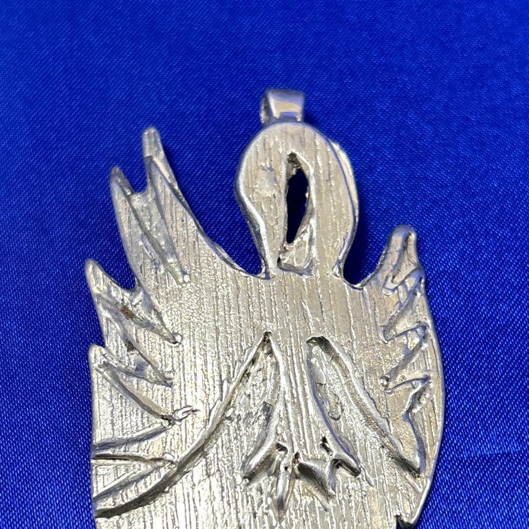 【匿名配送】フェニックスモチーフ　シルバーペンダントトップ　SILVER刻印
