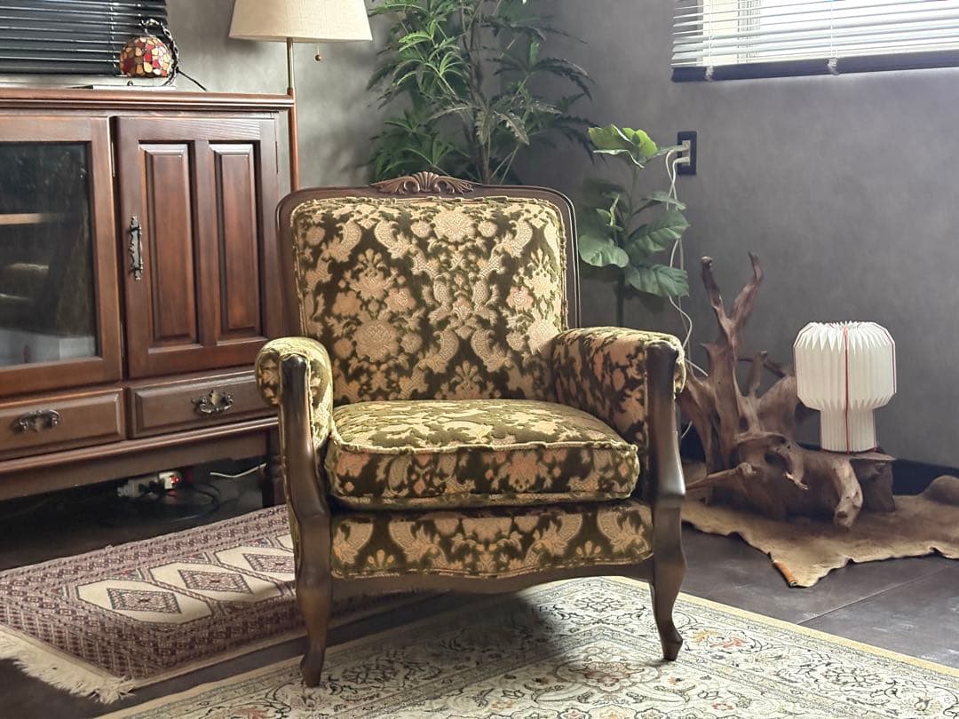 ②マルニ　maruni アームソファ　クラシック　金華山織　猫脚　ソファ　SZ