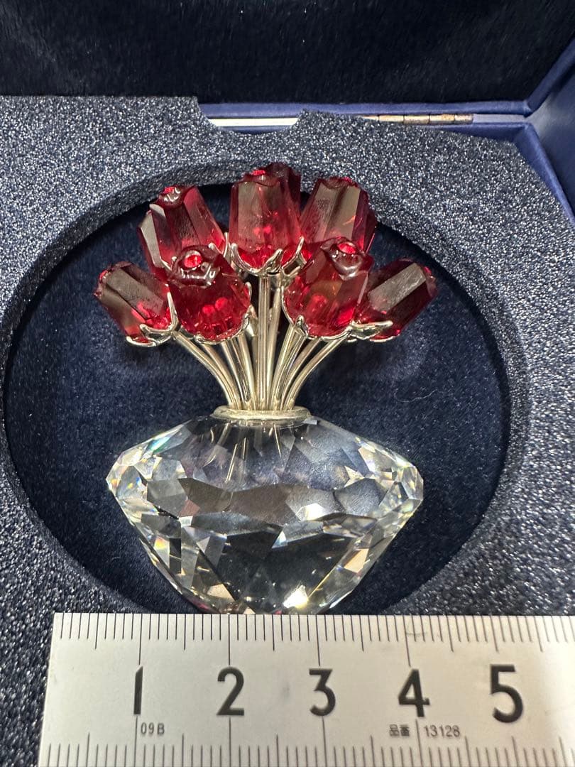 【未使用】スワロフスキーSWAROVSKI 15本の薔薇 オーナメント 限定品