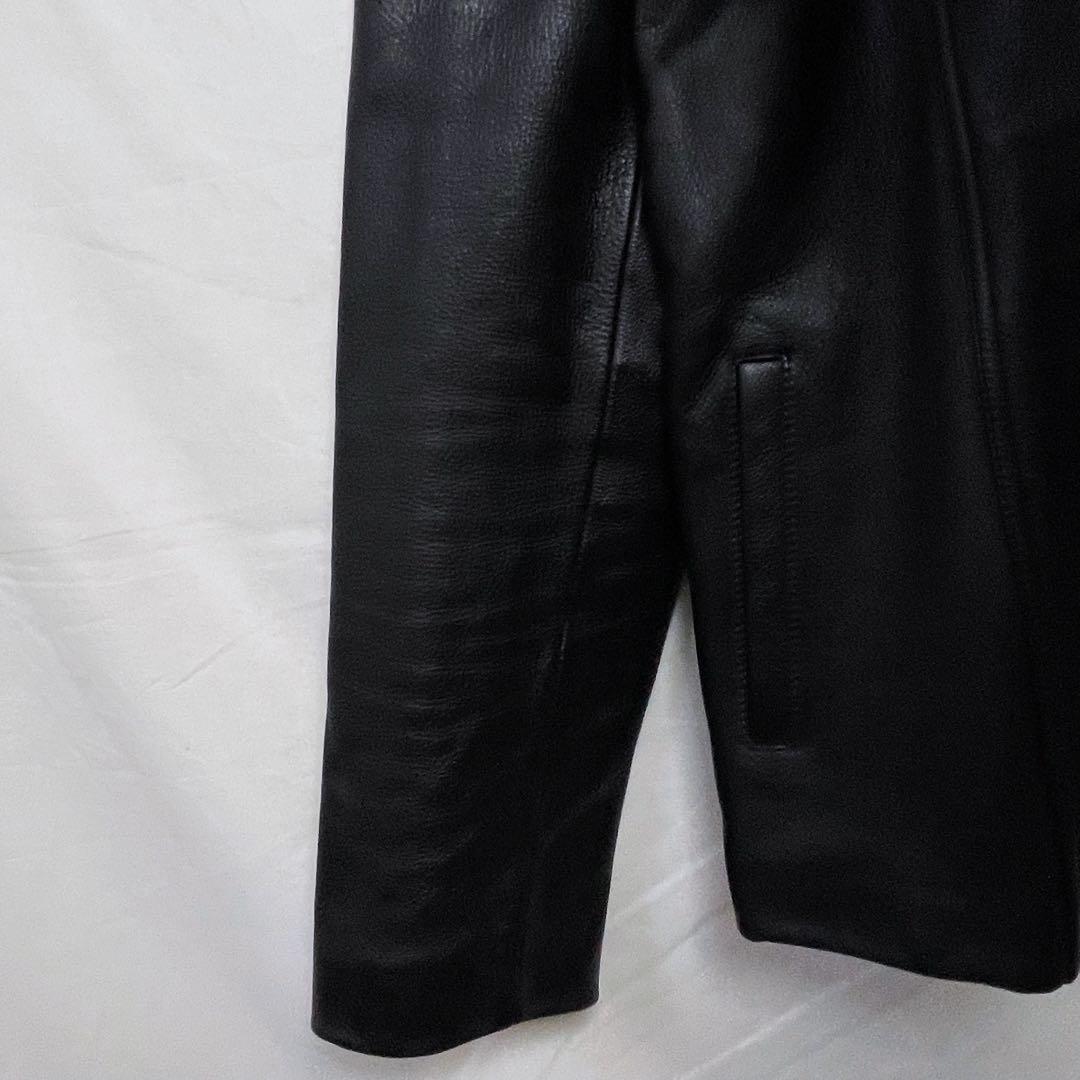 舶来堂 レザージャケット シングルライダースジャケット 革ジャン 牛革 本革