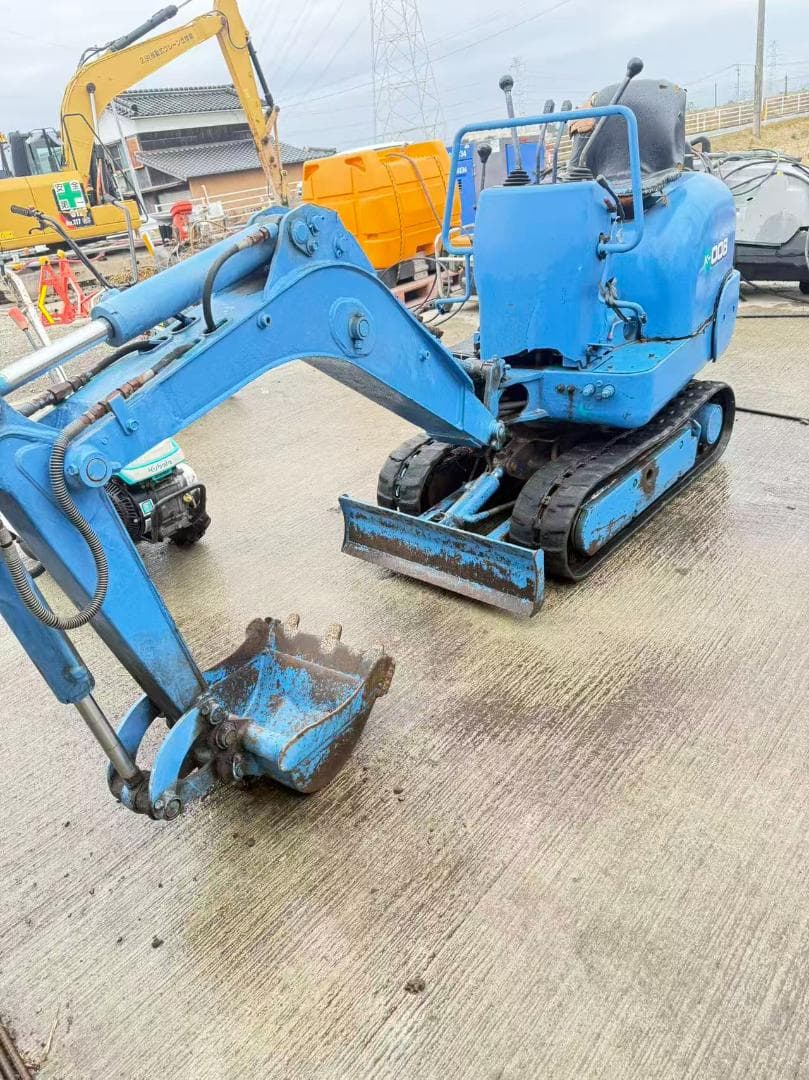 【福岡県みやま市】Kubota クボタ K-008 小型油圧ショベルミニユンボ