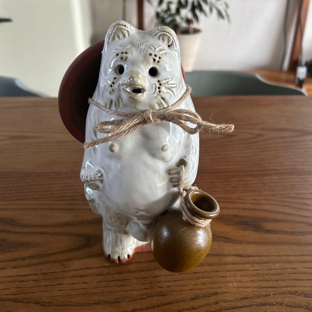 新庄東山焼 雪だぬき