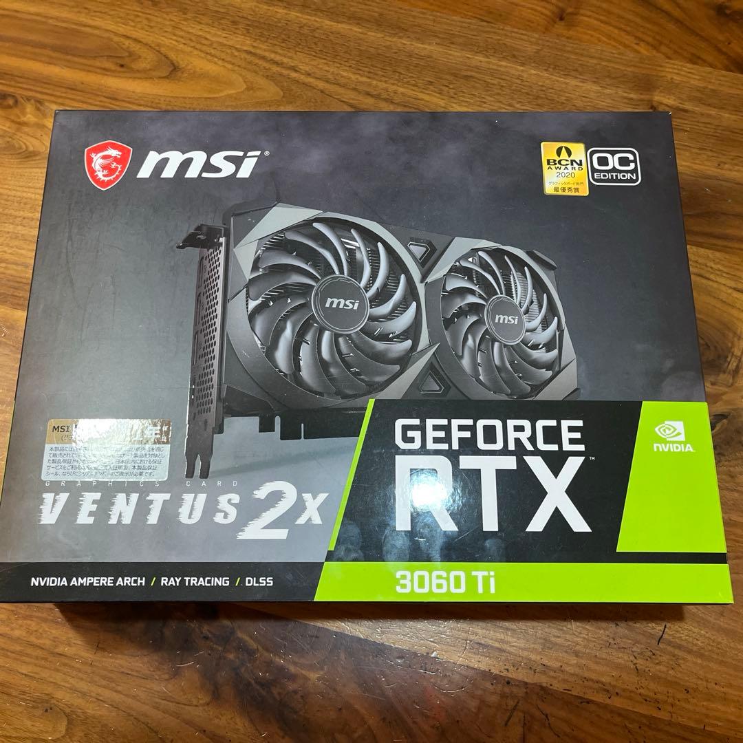 グラフィックボード・グラボ・ビデオカード msi ventus 2x RTX 3060Ti