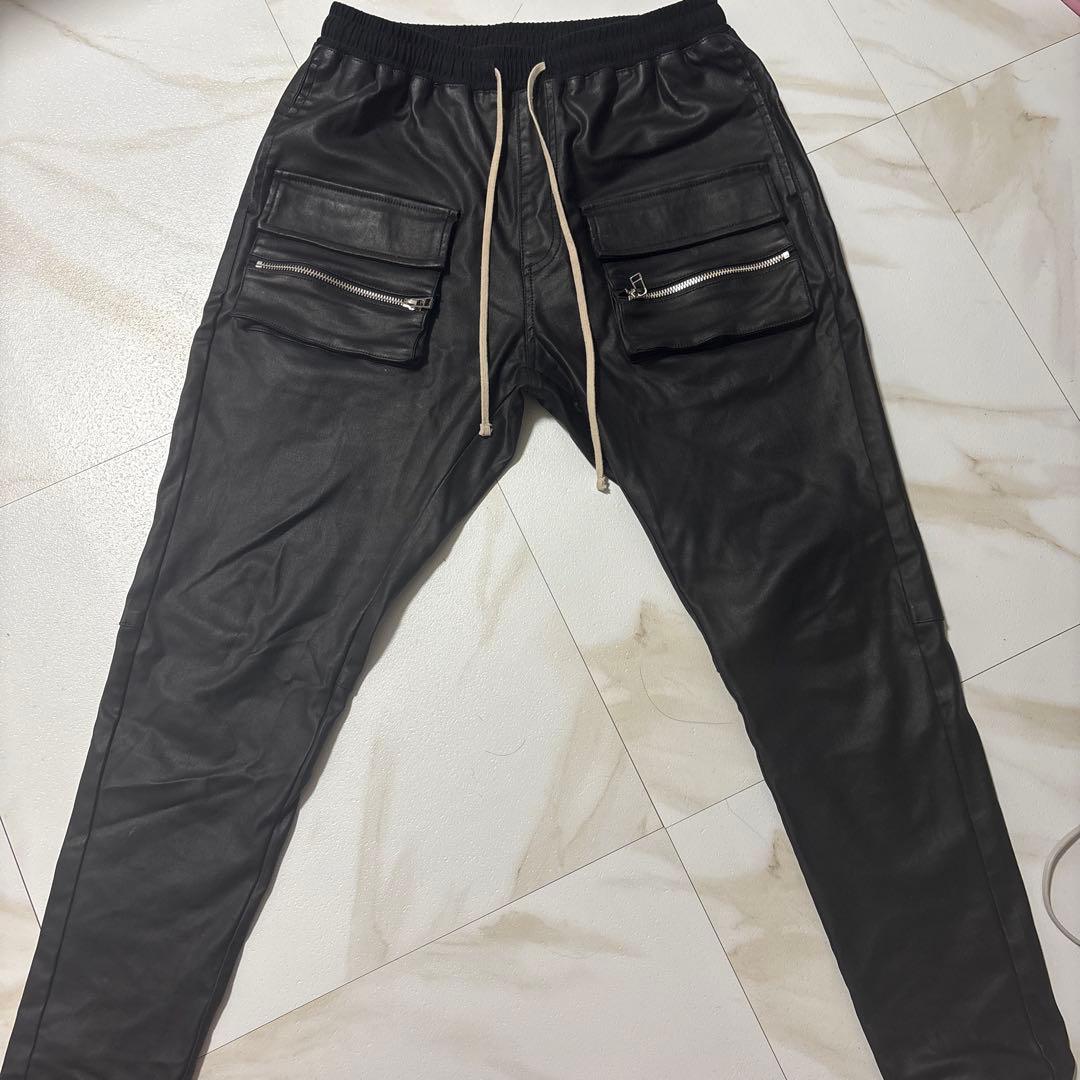 Danke Schön ブラック レザーパンツ