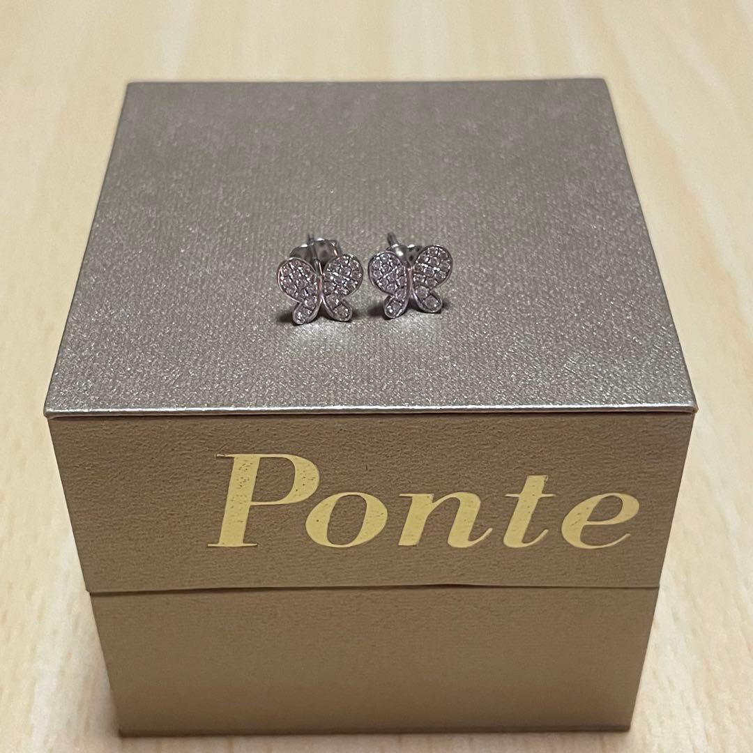 ポンテヴェキオ ダイヤモンド ピアス