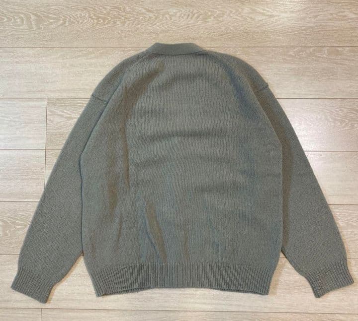 auralee 19AW ニット　カーディガン　グレー　　秋　冬