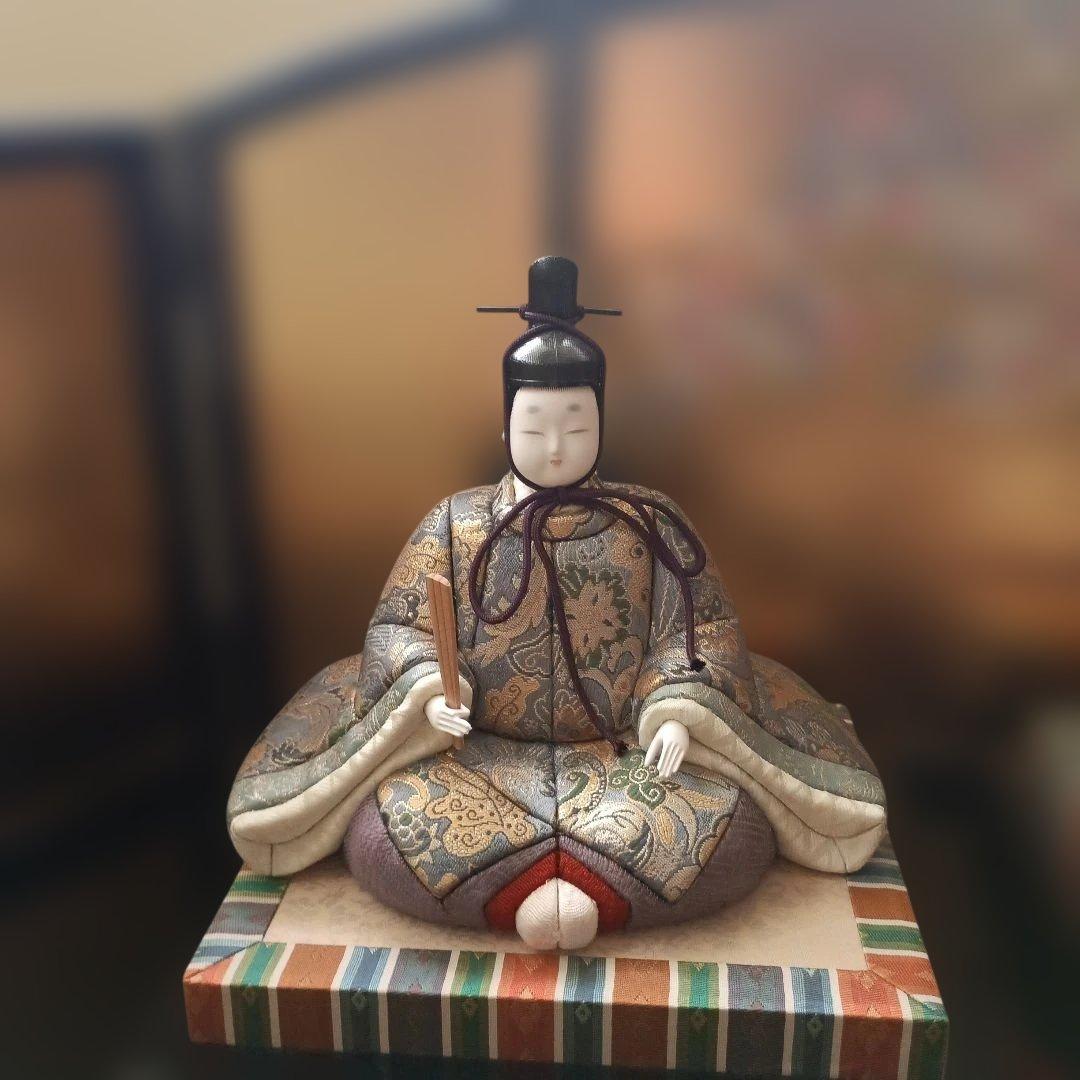 秀月　木目込み人形　大和雛　雛人形　親王飾り