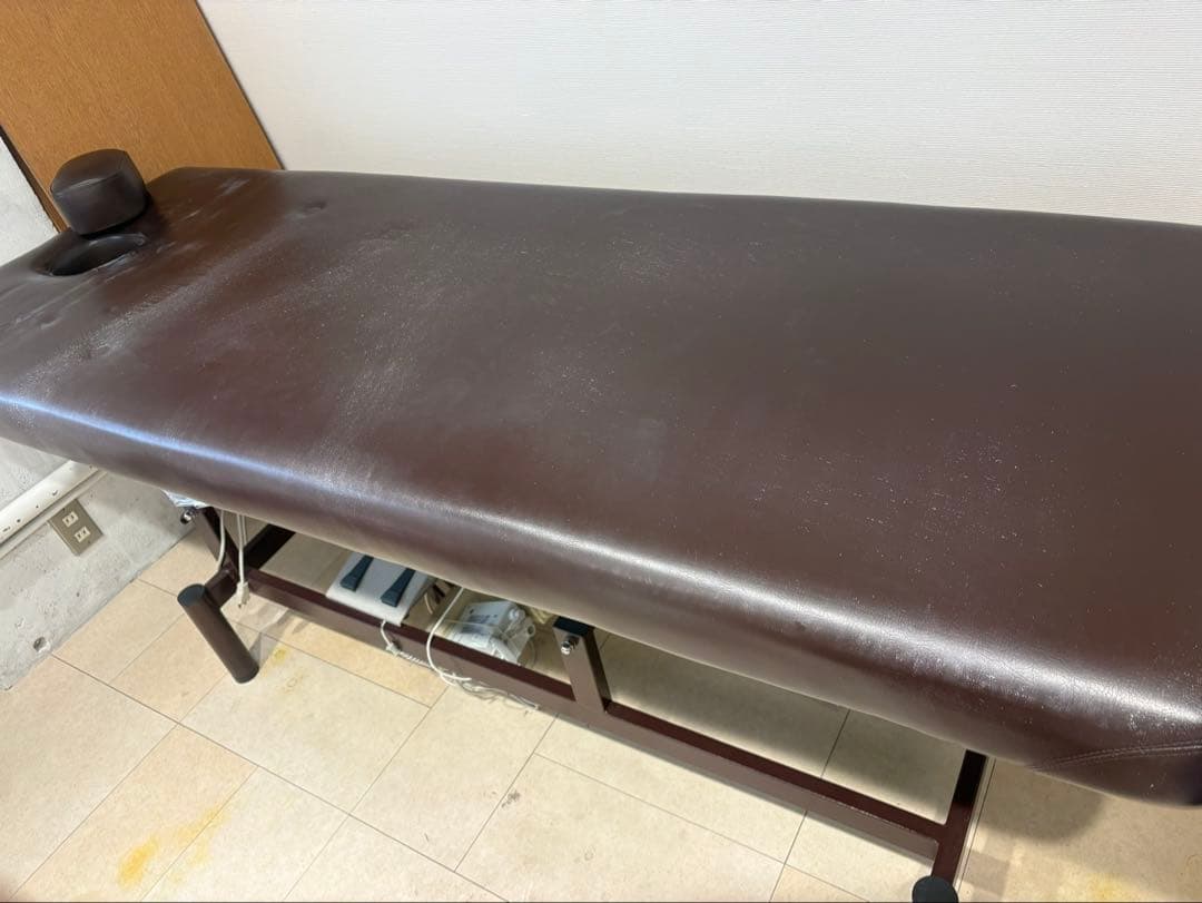 電動昇降マッサージベッドEX ダークブラウン