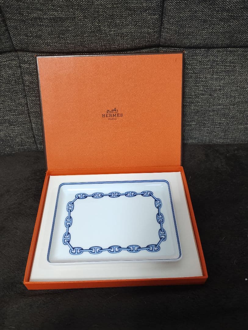 HERMES チェーンモチーフ 皿