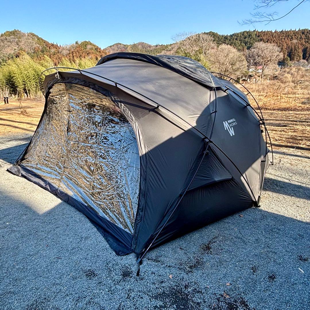 シェルターG チャコール スカート付き TPU・メッシュセット ミニマルワークス