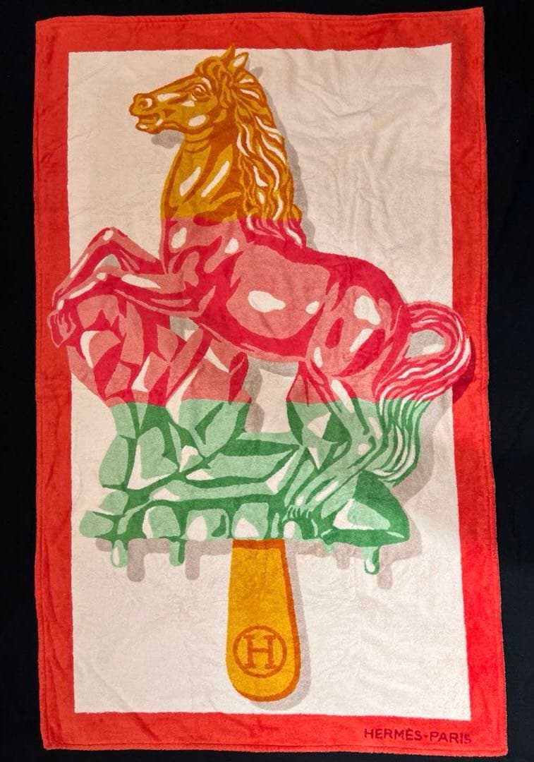 HERMÈS ビーチタオル　大判バスタオル