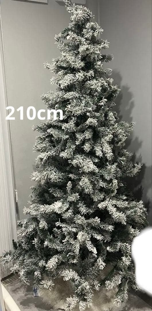 NITORI 210cmクリスマスツリー ヌードツリー スノー