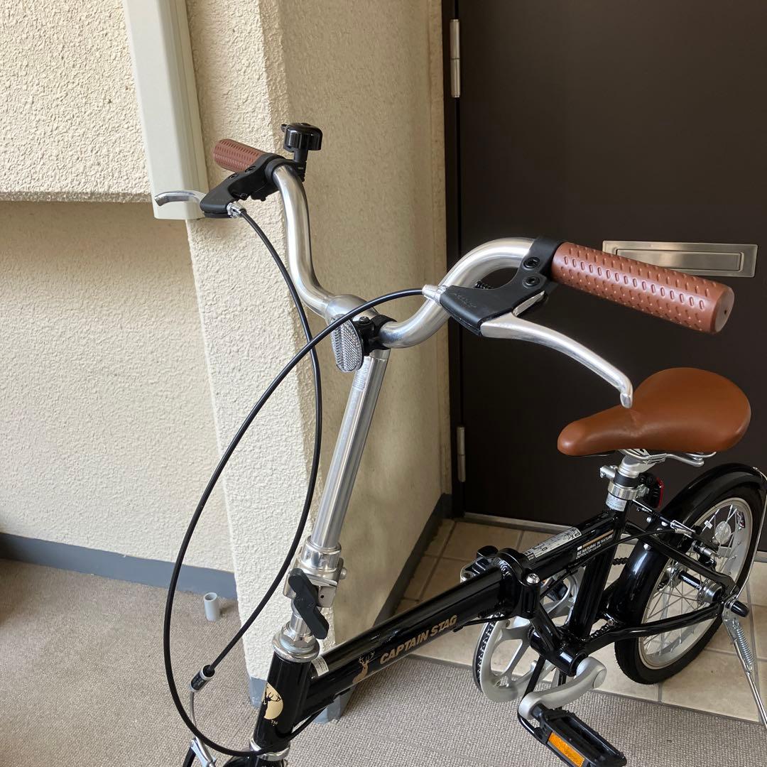 キャプテンスタッグ 折りたたみ自転車 16インチ 2台セット