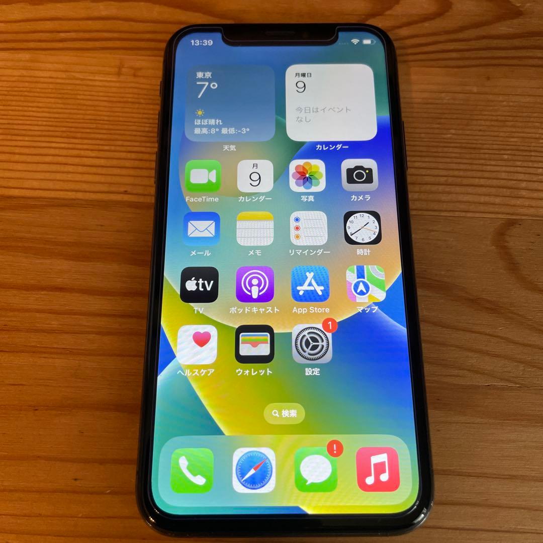 iPhone X 64GB 本体 FaceID不可