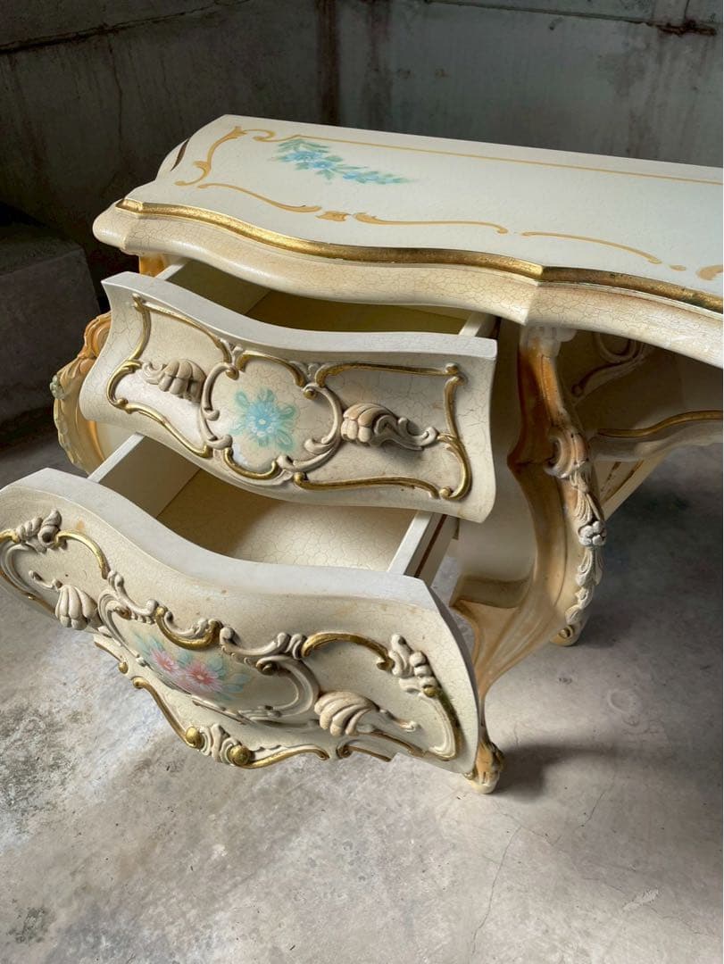 高級家具　イタリア製　SILIK社　コンソール　ロココ調　定価72万