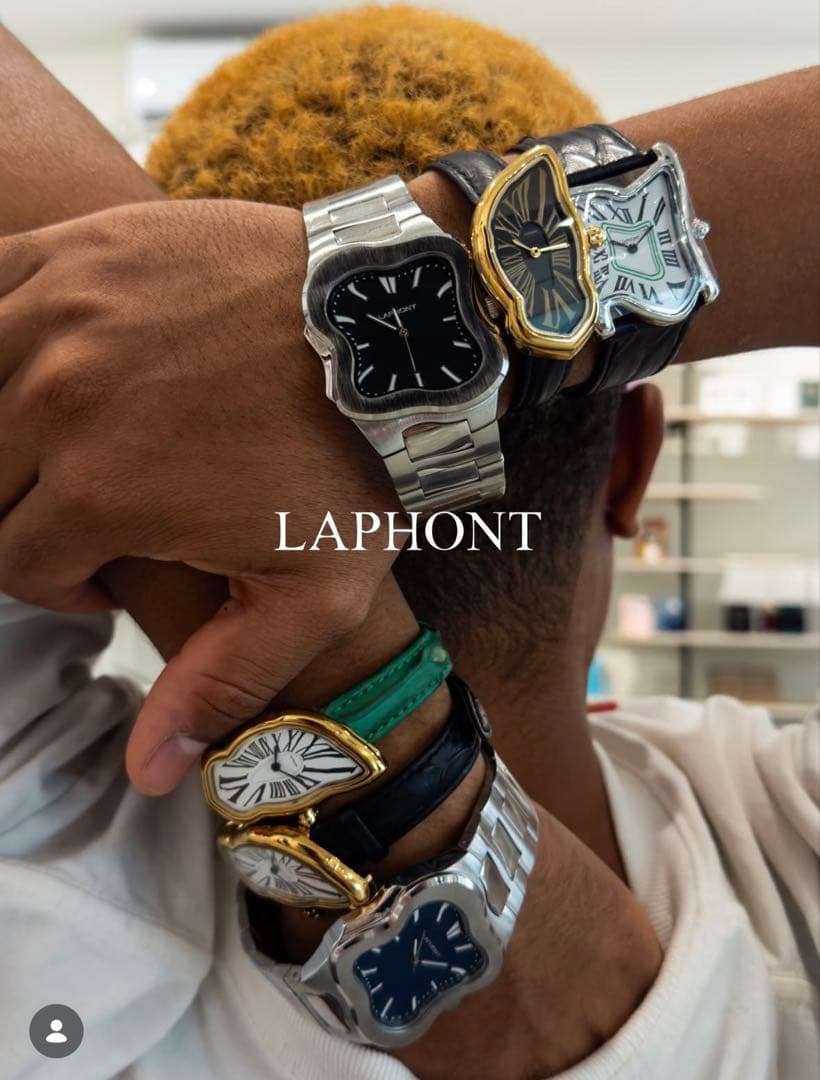時計 LAPHONT Square melting watch