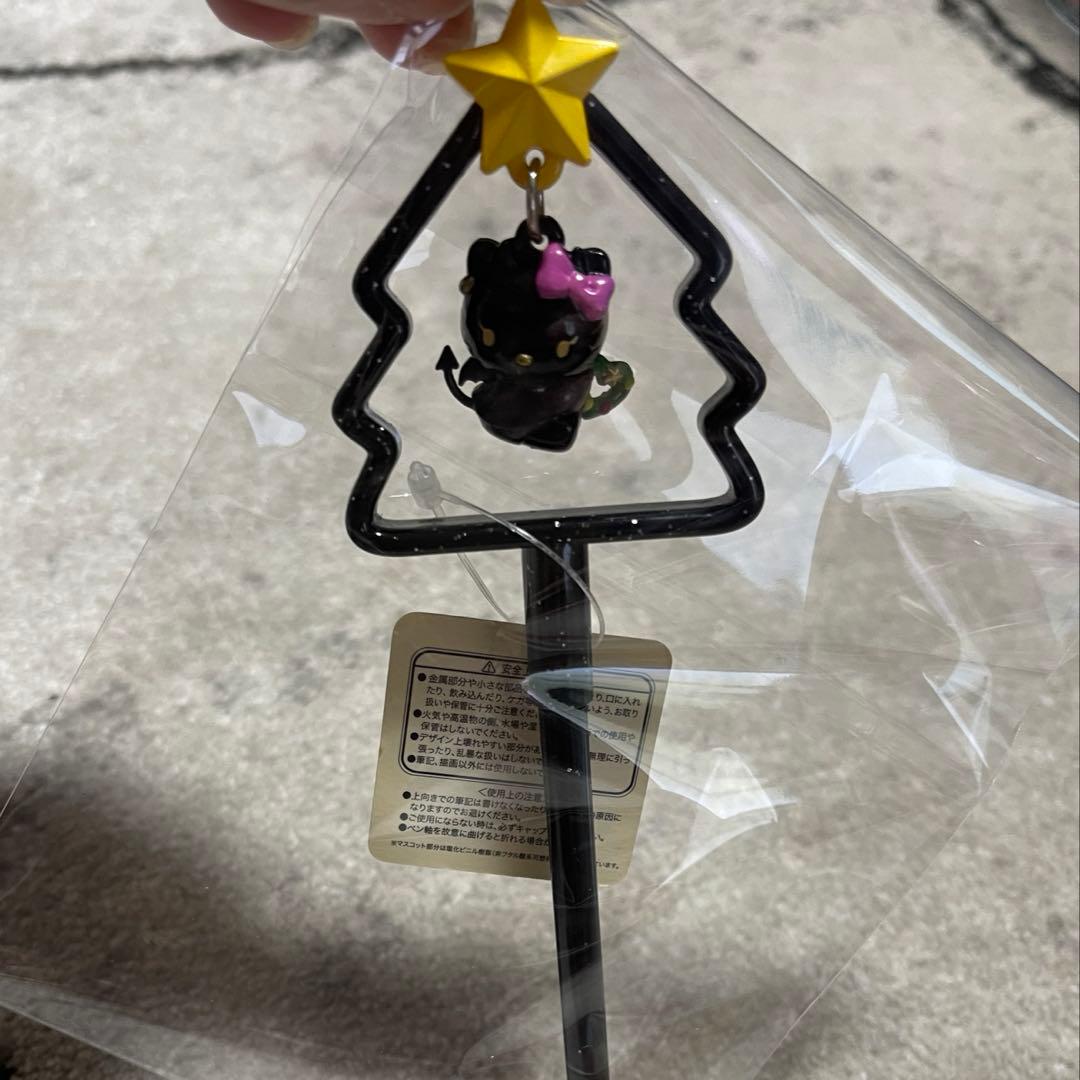 ハローキティ悪魔クリスマスツリー型ボールペン