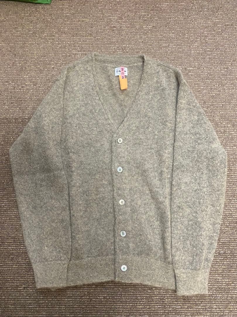 ぽ*ん様 Yonetomi モヘア カーディガン ベージュ ヨネトミ